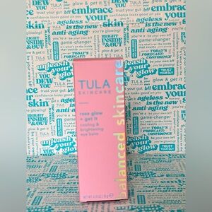 Tula skincare rose glow + get it cooling & brightening balm NIB full size